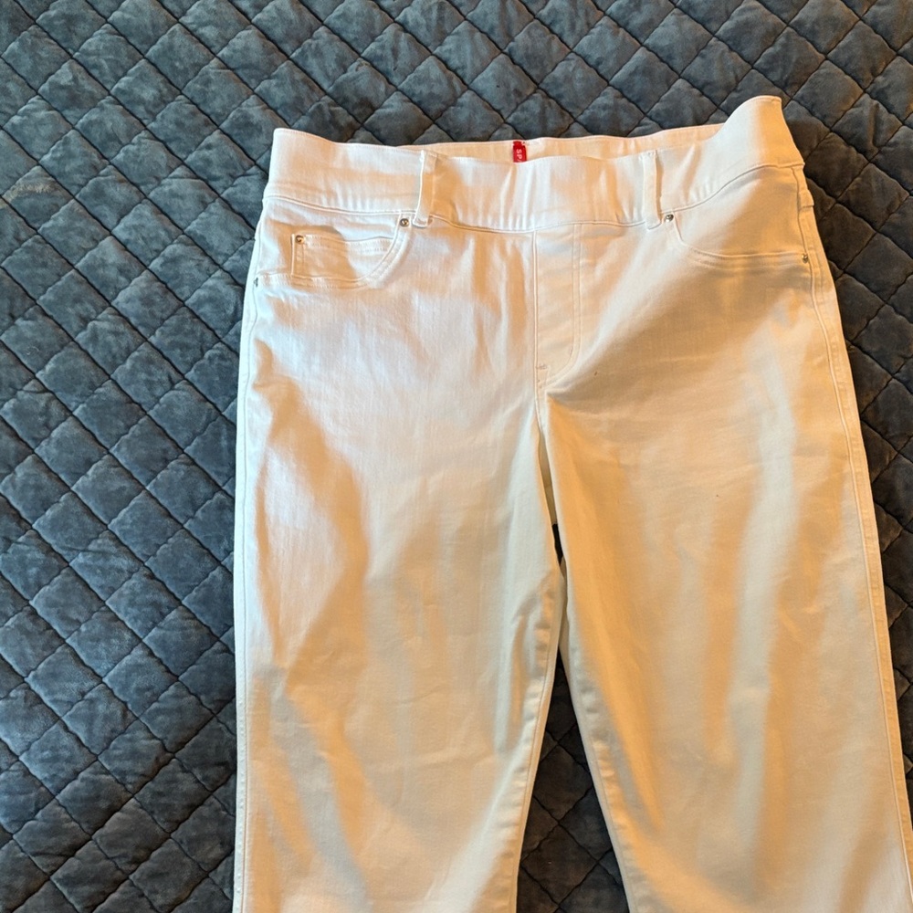 Spanx white perfect pants size 1x petite